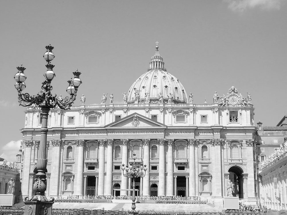 St. Peters Basilica. Rome, Italy